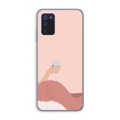 Wine: Samsung Galaxy A03s Transparant Hoesje
