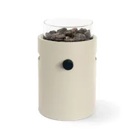 Lumi Oesterbeige Tafelblad Gashaard van Happy Cocooning - Gepoedercoat Staal 1,98 kW - Geschikt voor EN417