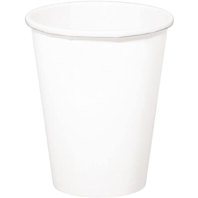 Folat Feest drinkbekers - 32x stuks - wit - papier - 350 ml - verjaardag/party