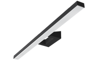 SG LED Badkamer- / wandlamp VIEW 900mm 30W 3000K 1880 lumen IP44 zwart dimbaar ook voor kasten