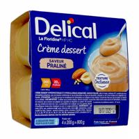 Delical Creme Dessert La Floridine Praline 4x200g
