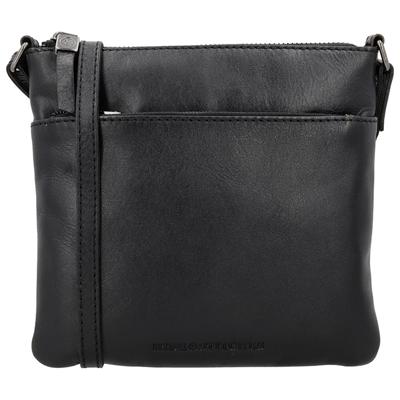 Hide & Stitches Schoudertasje Porto Zwart
