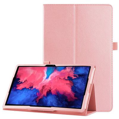 Lunso - Stand flip sleepcover hoes - Lenovo Tab P11 / P11 Plus - Lichtroze Lunso - Stand flip sleepcover hoes - Lenovo Tab P11 / P11 Plus - Lichtroze