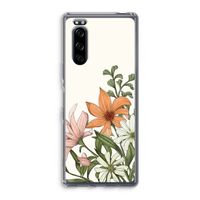Floral bouquet: Sony Xperia 5 Transparant Hoesje