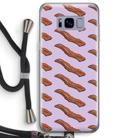 Bacon to my eggs #2: Samsung Galaxy S8 Plus Transparant Hoesje met koord