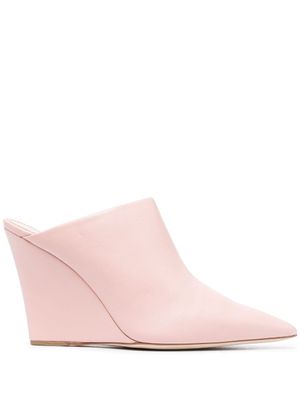 Paris Texas mules Wanda à bout pointu 100 mm - Rose
