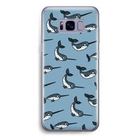 Narwhal: Samsung Galaxy S8 Plus Transparant Hoesje