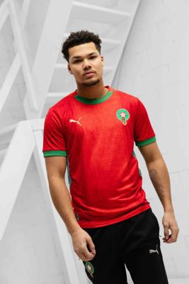 Marokko Shirt Thuis Senior 2025/2026 - Maat M - Kleur: RoodGroen | Soccerfanshop