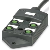 Phoenix Contact SACB-4/ 8-10,0PUR SCO P 1452437 Passieve sensor/actorbox M12-verdeler met kunstof schroefdraad 1 stuk(s)