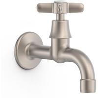 Fonteinkraan Tres Clasic RVS | Inbouw | Koudwater kraan | Vintage | RVS look