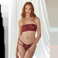 Allure Lace Bandeau and String Set - L/XL