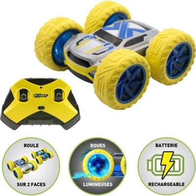 Afstandsbediening auto - EXOST - 360 CROSS FLASH - 1:18 - Geel