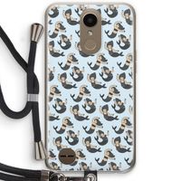 Zeemeermin: LG K10 (2017) Transparant Hoesje met koord