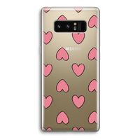 Ondersteboven verliefd: Samsung Galaxy Note 8 Transparant Hoesje