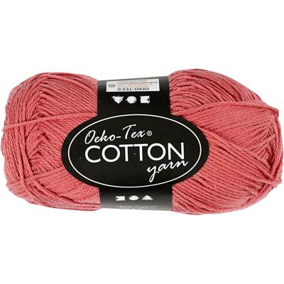 Creativ Company Katoengaren, terracotta, 50gr, 170m