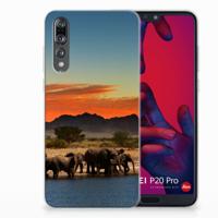 Huawei P20 Pro | TPU Hoesje | Olifanten