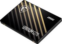MSI Spatium S270 SATA 2.5 480GB 2.5" SATA III 3D NAND MSI Spatium S270 SATA 2.5 480GB 2.5" SATA III 3D NAND