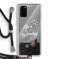 Tough Life: Samsung Galaxy S20 Plus Transparant Hoesje met koord