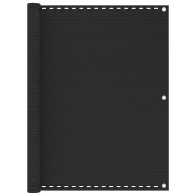 VidaXL Balkonscherm 120x600 cm hdpe antracietkleurig