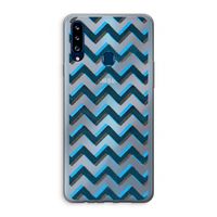 Onderbroken lijn: Samsung Galaxy A20s Transparant Hoesje