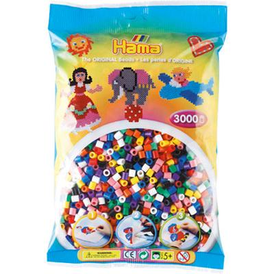 Hama strijkkralenmix standaard (201-00), 3000st.
