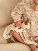 Personaliseerbare platte knuffel GANZ wit