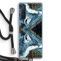 Golden Fox: Sony Xperia 5 II Transparant Hoesje met koord