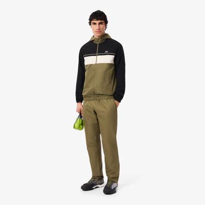 Lacoste Diamond Trainingspak Heren Donkergroen/Zwart - Maat L - Kleur: DonkergroenZwart | Soccerfanshop