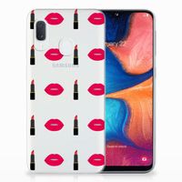 Samsung Galaxy A20e TPU bumper Lipstick Kiss