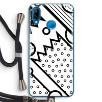 Pop Art #4: Huawei P20 Lite Transparant Hoesje met koord