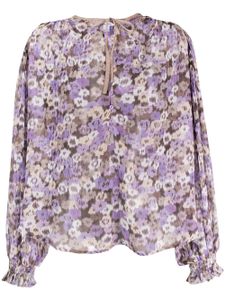 Sabina Musayev blouse Atara à fleurs - Violet