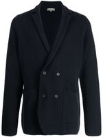 N.Peal blazer en cachemire à boutonnière croisée - Bleu