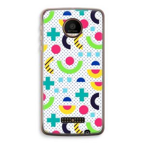 8-bit N°1: Motorola Moto Z Force Transparant Hoesje