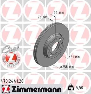 Remschijf Coat Z 470244120