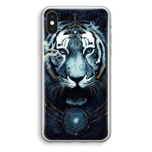 Darkness Tiger: iPhone XS Transparant Hoesje