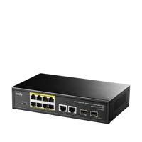 Cudy GS1010PS2 netwerk-switch Unmanaged Gigabit Ethernet (10/100/1000) Power over Ethernet (PoE) Zwart