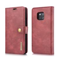 Dg. MING Crazy Horse textuur Flip afneembare magnetische lederen case voor Huawei mate 20 Pro met houder & kaartsleuven & portemonnee (rood)