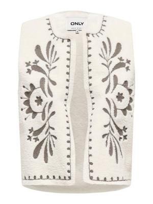 Only Onlcoco Teddy Waistcoat Cc Otw Gilets 4892487 Jet Stream Walnut