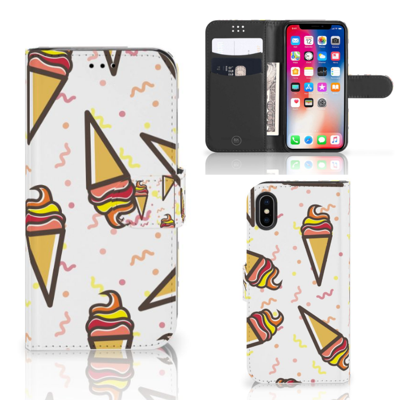 Apple iPhone X | Xs | Book Cover | Icecream