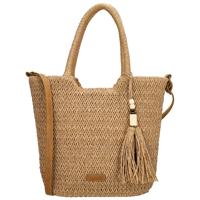 Beagles Rieten Shopper/Schoudertas Lanzarote Nature