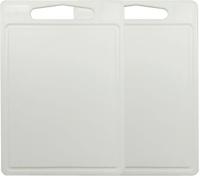 Cookinglife Snijplankenset met sapgeul 35 x 25 x 0.85 cm - Wit - 2 stuks