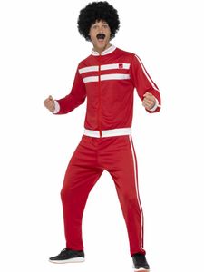 Retro Trainingspak heren rood