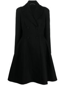 Ermanno Scervino manteau évasé à boutonnière croisée - Noir