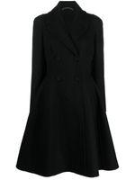 Ermanno Scervino manteau évasé à boutonnière croisée - Noir