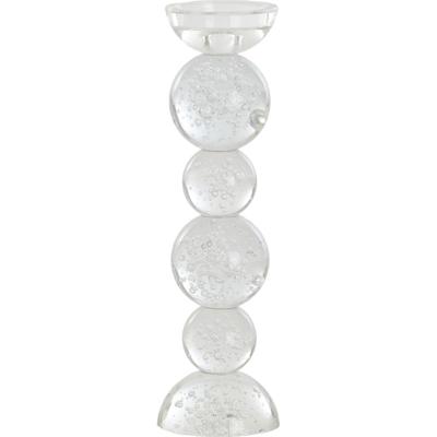 Kandelaar Itinga Glas Bubbel Clear 34 Cm