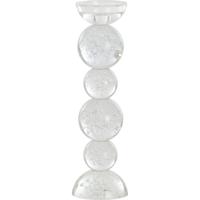 Kandelaar Itinga Glas Bubbel Clear 34 Cm