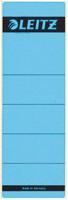 Leitz rugetiketten, zelfklevend, ft 6,1 x 19,1 cm, pak van 10 stuks, blauw