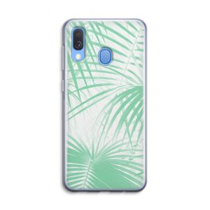 Palmbladeren: Samsung Galaxy A40 Transparant Hoesje