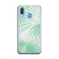 Palmbladeren: Samsung Galaxy A40 Transparant Hoesje