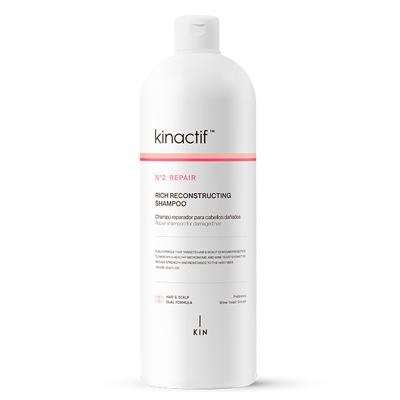 Kin Cosmetics Kinactif Energy No.2 Repair Rich Reconstructing Shampoo 1000ml | Voor Beschadigd Haar Kin Cosmetics Kinactif Energy No.2 Repair Rich Reconstructing Shampoo 1000ml | Voor Beschadigd Haar
